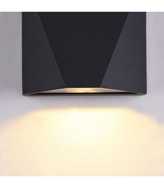 Integrated LED Wall Lamp Black, IP54 - 9