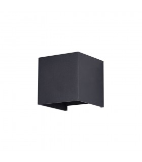 Integrated LED Wall Lamp Black, IP54 - 1