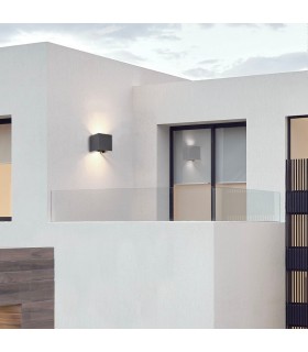 Integrated LED Wall Lamp Black, IP54 - 2
