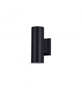 Wall Lamp Black, 2 Light IP54, GU10 - 1