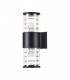 Wall Lamp Black, 2 Light IP54, E27 - 1