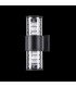 Wall Lamp Black, 2 Light IP54, E27 - 3