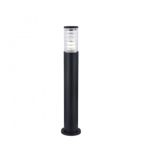 Outdoor Floor Bollard Lamp Black, 1 Light IP54, E27 - 1