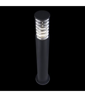 Outdoor Floor Bollard Lamp Black, 1 Light IP54, E27 - 2