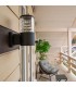 Wall Lamp Black, 1 Light IP54, E27 - 2