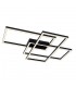 Integrated LED Square Ceiling Lamp Black - 1