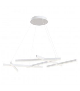 Integrated LED Ceiling Pendant Lamp White - 1