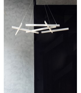 Integrated LED Ceiling Pendant Lamp White - 2