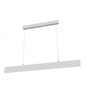 Integrated LED Linear Ceiling Pendant Lamp White - 1