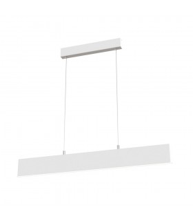 Integrated LED Linear Ceiling Pendant Lamp White - 1
