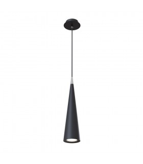 Slim Ceiling Pendant Lamp Black, 1 Light, GU10 - 1