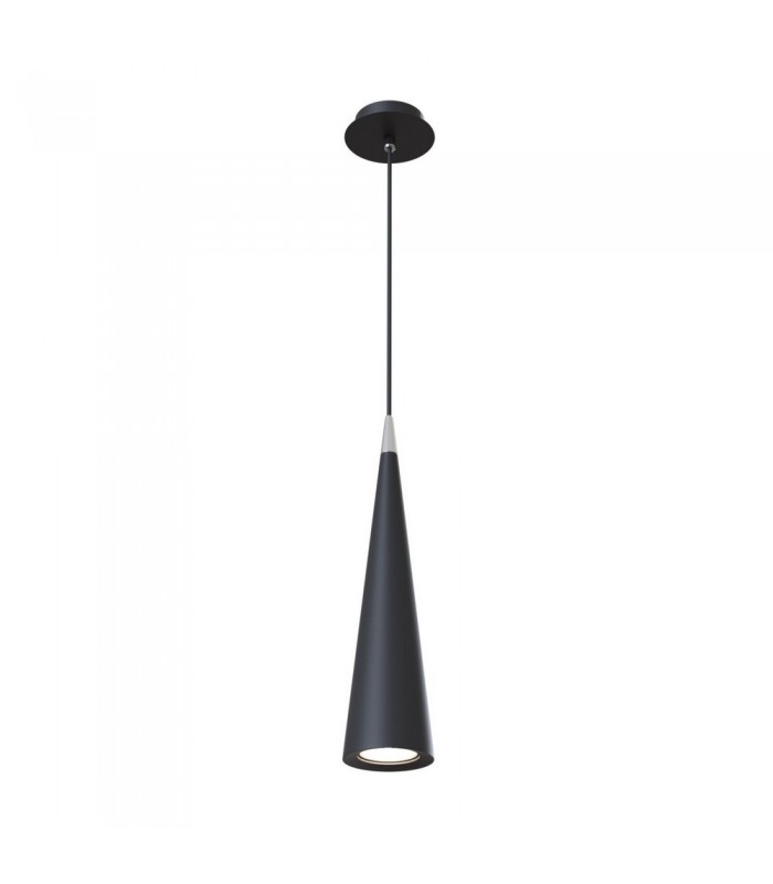 Slim Ceiling Pendant Lamp Black, 1 Light, GU10 - 2