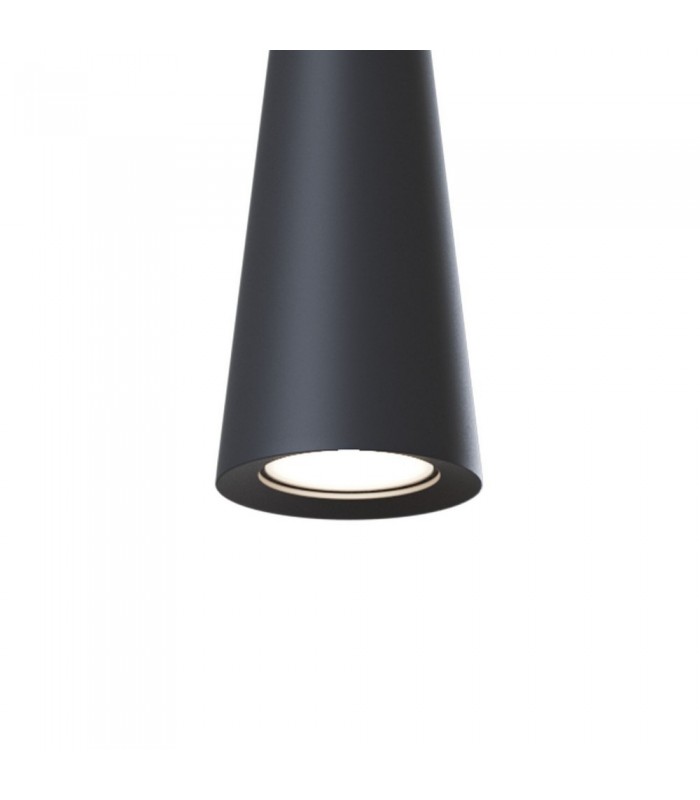 Slim Ceiling Pendant Lamp Black, 1 Light, GU10 - 3