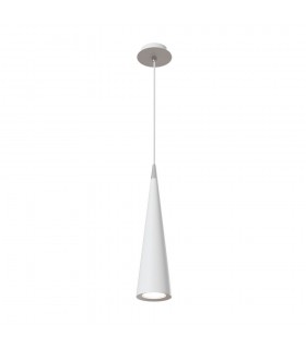 Slim Ceiling Pendant Lamp White, 1 Light, GU10 - 1