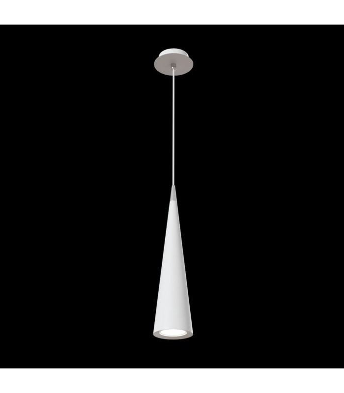 Slim Ceiling Pendant Lamp White, 1 Light, GU10 - 2