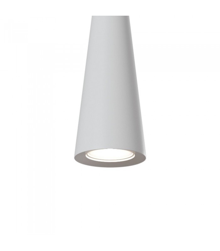 Slim Ceiling Pendant Lamp White, 1 Light, GU10 - 4
