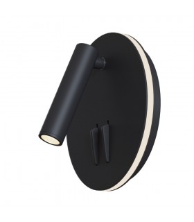 Reading Integrated LED Wall Lamp Black - 1