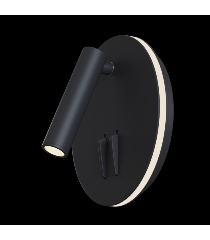 Reading Integrated LED Wall Lamp Black - 4