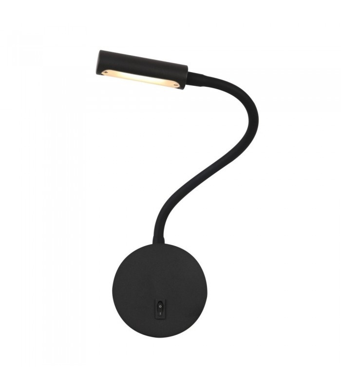 Reading Integrated LED Wall Lamp Black - 1