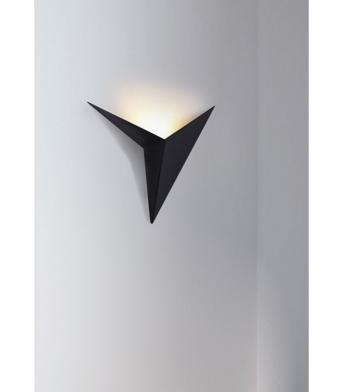 Integrated LED Wall Lamp Black - 2