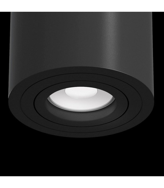 Surface Mounted Ceiling Downlight Black, 1 Light, GU10 - 5