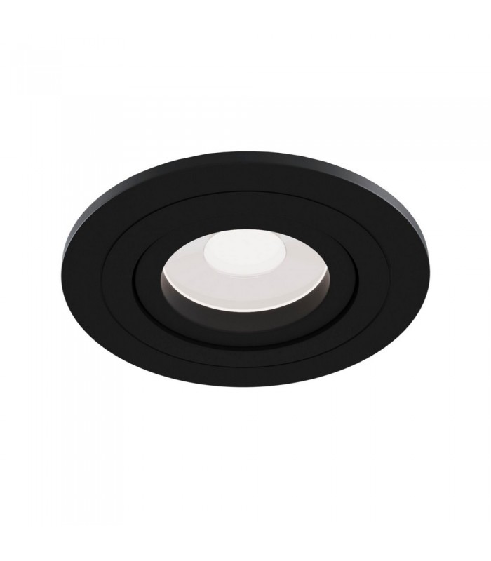 Recessed Downlight Black, 1 Light, GU10 - 1