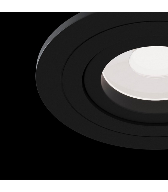 Recessed Downlight Black, 1 Light, GU10 - 7