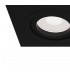 Recessed Twin Square Downlight Black, 2 Light, GU10 - 6