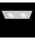 Recessed Twin Square Downlight White, 2 Light, GU10 - 3