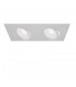 Recessed Twin Square Downlight White, 2 Light, GU10 - 4
