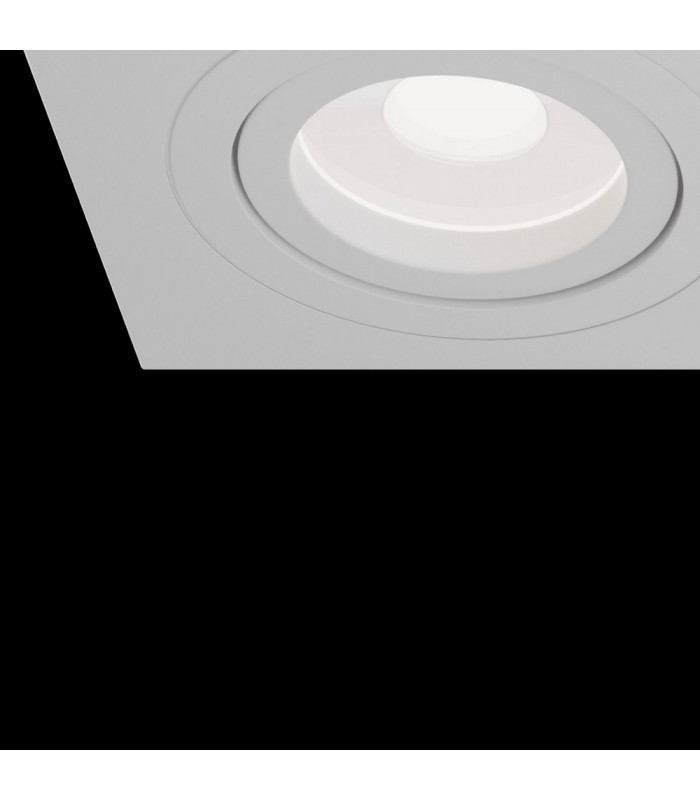 Recessed Twin Square Downlight White, 2 Light, GU10 - 7