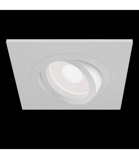 Recessed Square Downlight White, 1 Light, GU10 - 2