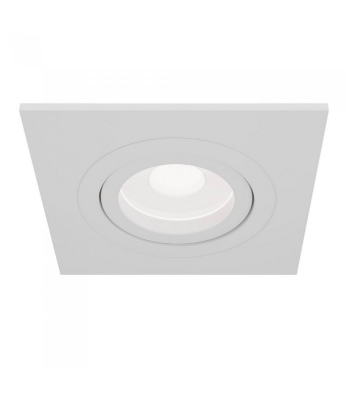 Recessed Square Downlight White, 1 Light, GU10 - 4