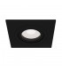 Recessed Square Downlight Black, 1 Light, GU10 - 1