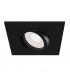 Recessed Square Downlight Black, 1 Light, GU10 - 5