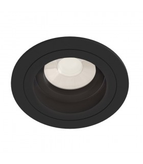 Recessed Downlight Black, 1 Light, GU10 - 1
