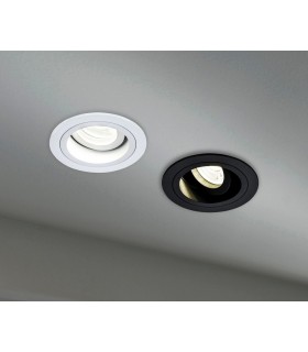 Recessed Downlight Black, 1 Light, GU10 - 2