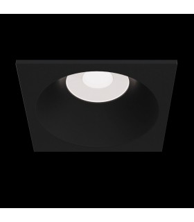 Recessed Square Downlight Black, 1 Light IP65, GU10 - 2