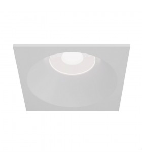 Recessed Square Downlight White, 1 Light IP65, GU10 - 1