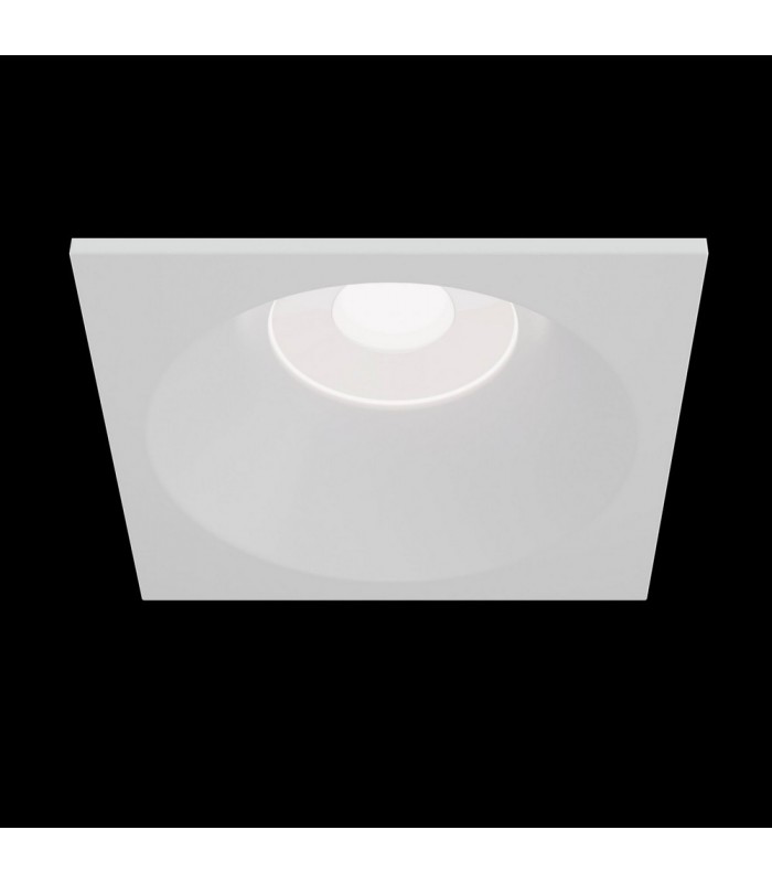 Recessed Square Downlight White, 1 Light IP65, GU10 - 2