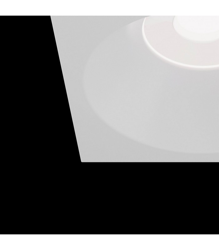 Recessed Square Downlight White, 1 Light IP65, GU10 - 5