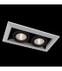 Recessed Twin Square Downlight White, 2 Light, GU10 - 3