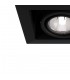 Recessed Twin Square Downlight Black, 2 Light, GU10 - 4