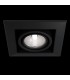 Recessed Square Downlight Black, 1 Light, GU10 - 3
