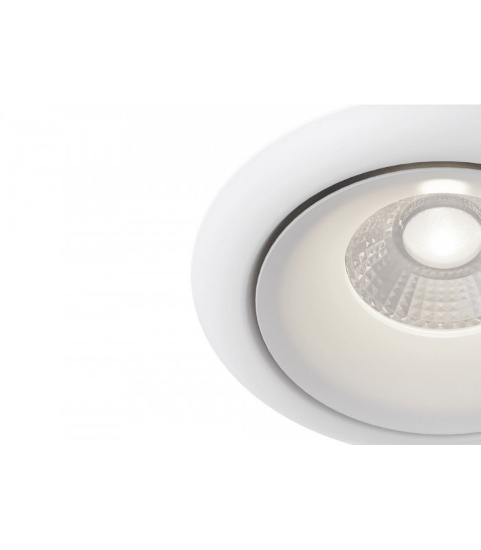 Integrated LED Recessed Downlight White - 3