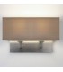 Indoor Twin Wall 2 Light Matt Nickel - Shade Not Included, E27 - 1