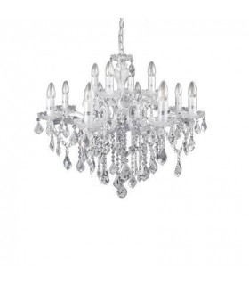 12 Light Chandelier Chrome Finish, E14 - 1