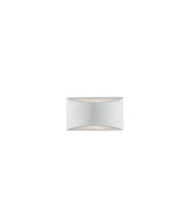 Paintable Plaster Flush Wall Up Down Lamp White, G9 - 1
