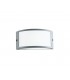 Outdoor Aluminum Flush Wall Lamp Silver, E27 - 1