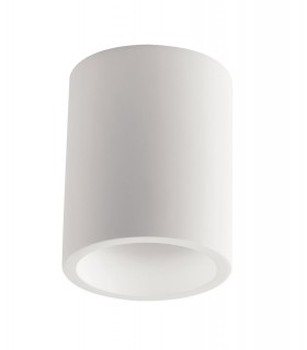 Paintable Plaster Ceiling Lamp White, GU10 - 1